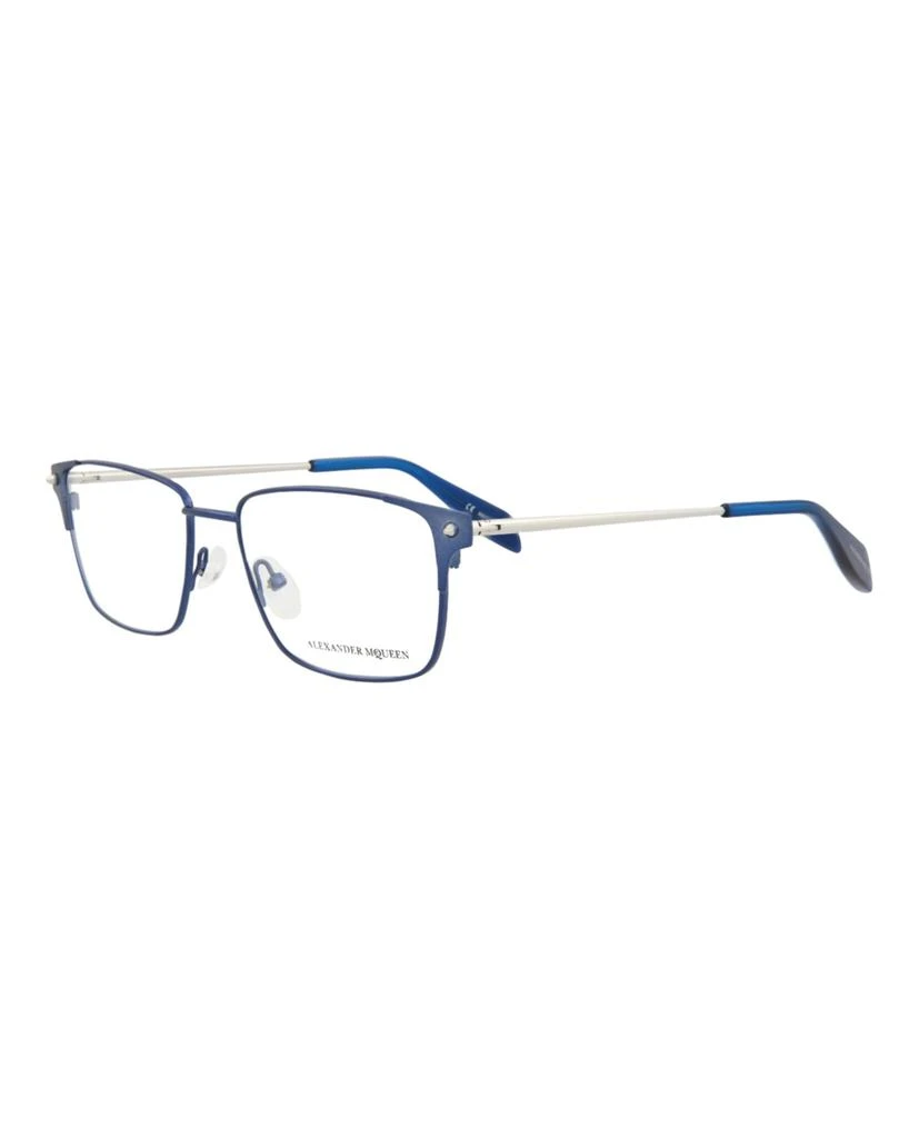 Alexander McQueen Square-Frame Metal Optical Frames 2