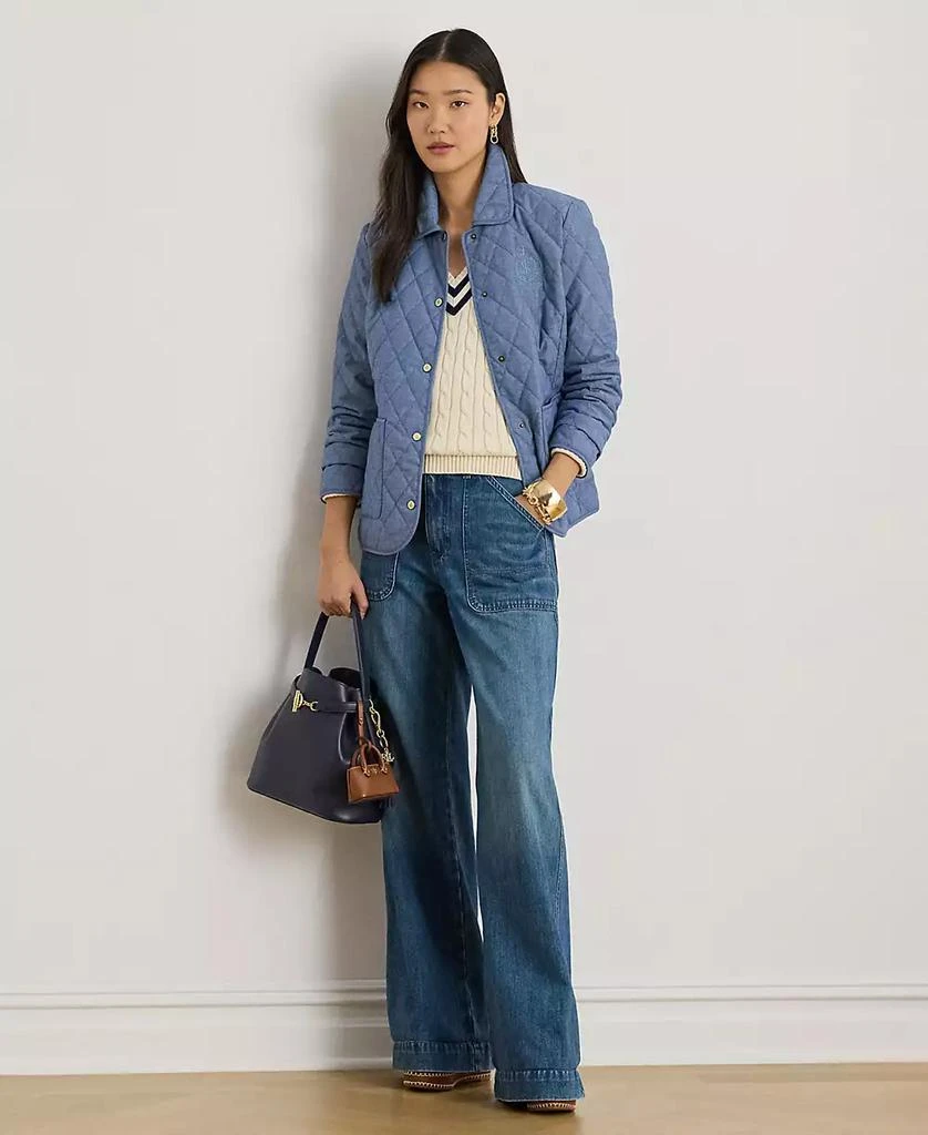 Ralph Lauren Women
s Crested Diamond-Quilted Barn Jacket 2