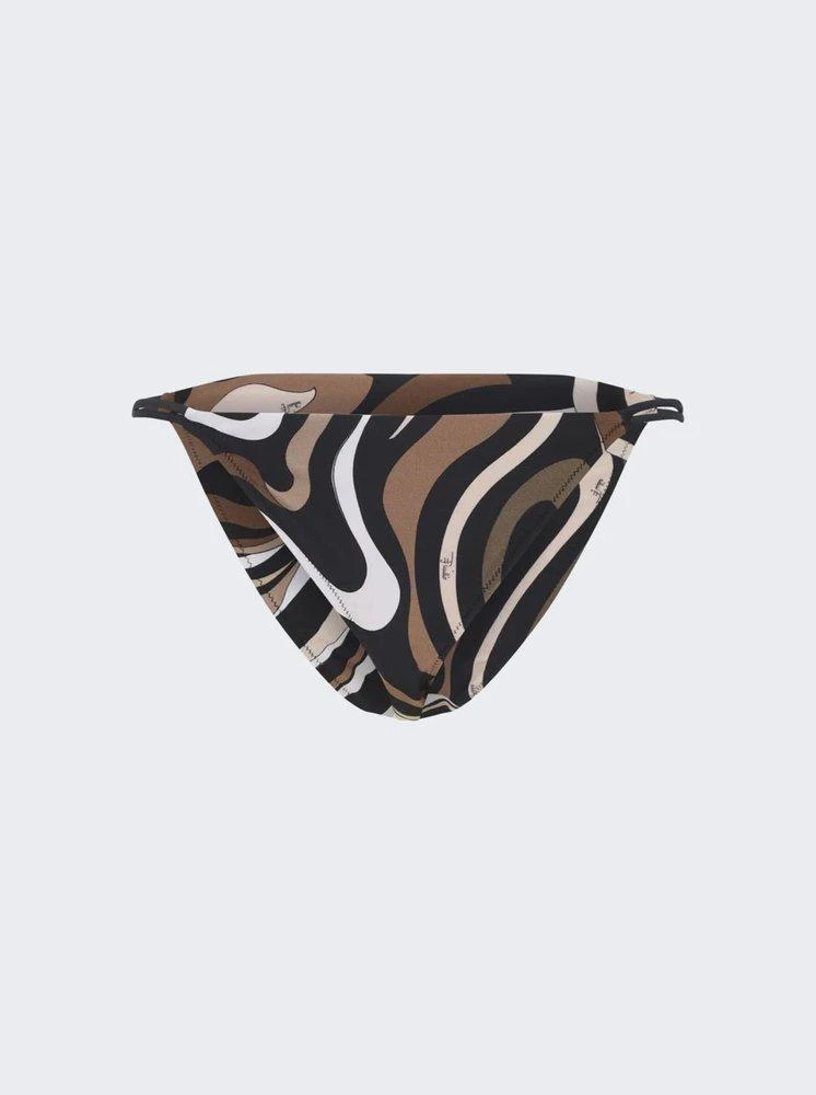 PUCCI PUCCI Marmo V-Cut Bikini Bottoms Beachwear