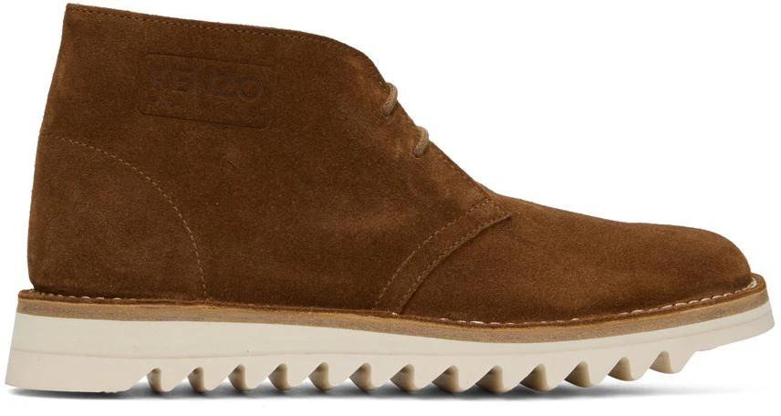 Kenzo Brown 'Kenzowave' Desert Boots 1