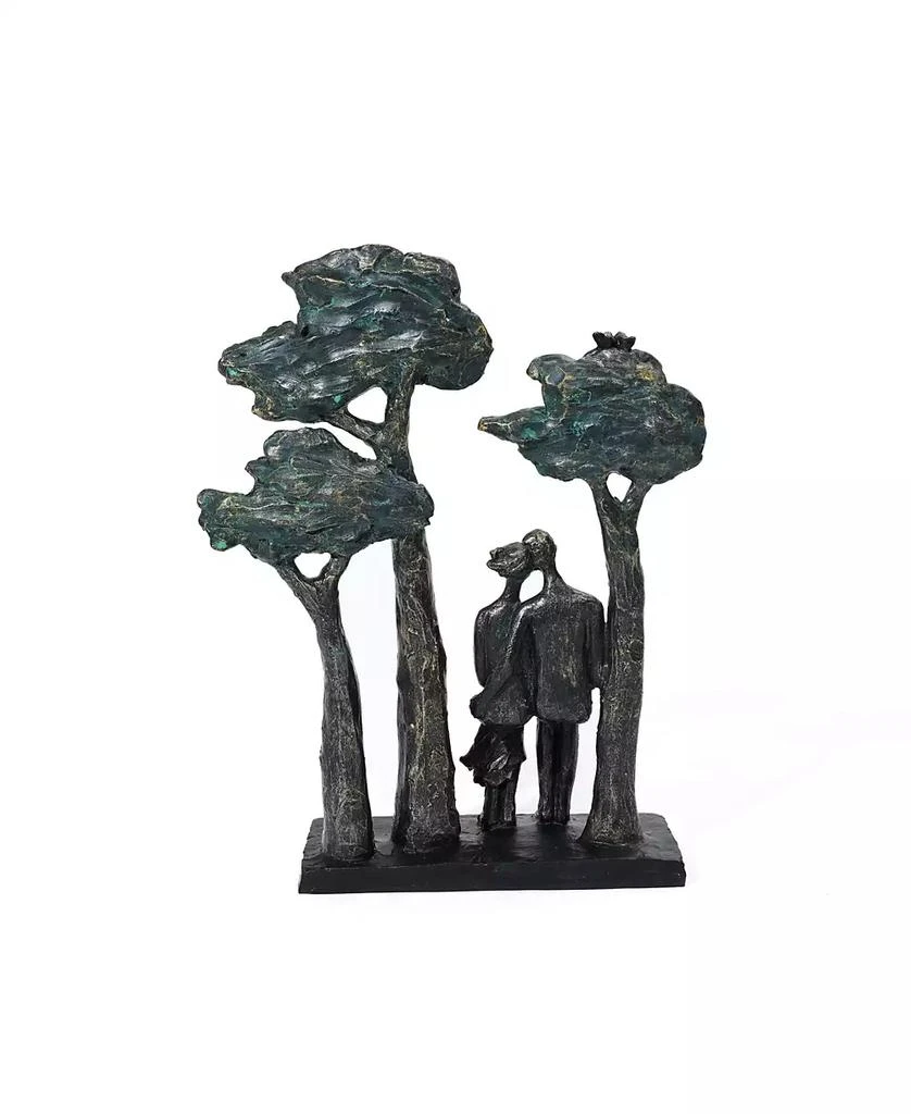 LuxenHome Resin Couple Love Windy Tabletop Decor 6