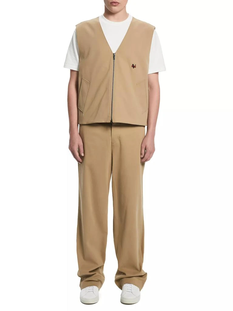 Vayder Stretch-Cotton Wide-Leg Chino Pants 2