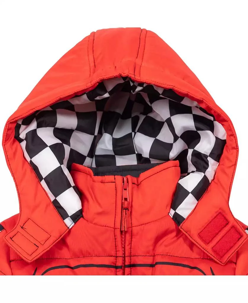 Disney Big Boys Pixar Lightning McQueen Zip Up Winter Coat Puffer Jacket 7