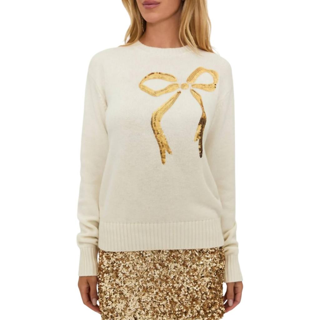 Beach Riot Jolene Sweater In Cream