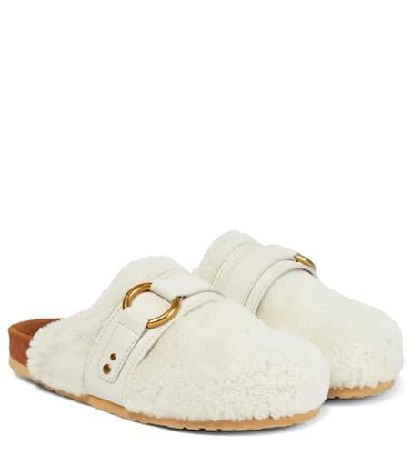 See by Chloé Gema shearling mules 1