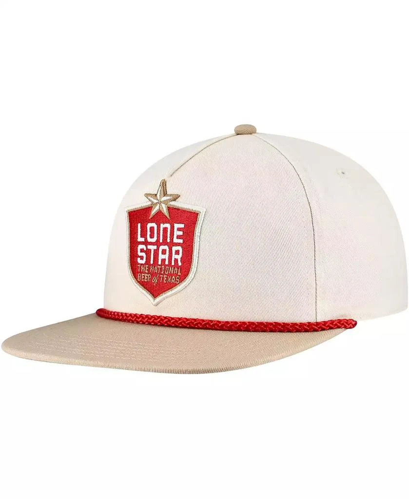 Lids Men's Cream Lone Star Adjustable Golfer Hat 3