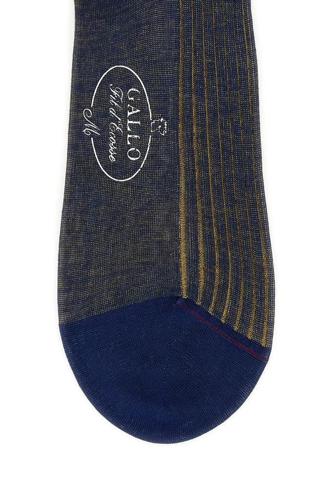 GALLO Two-tone cotton socks 2
