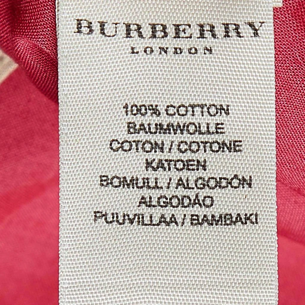 Burberry Burberry Coral Pink Cotton Sarong S 3