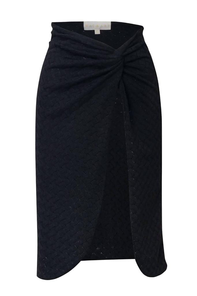 Waimari Pacifica Midi Skirt In Black