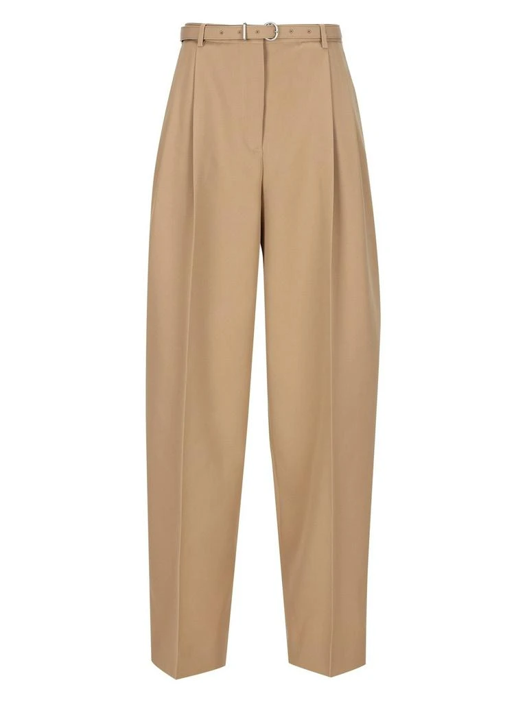 Jil Sander Jill Sander High-Waisted Belted Trousers from Cettire
