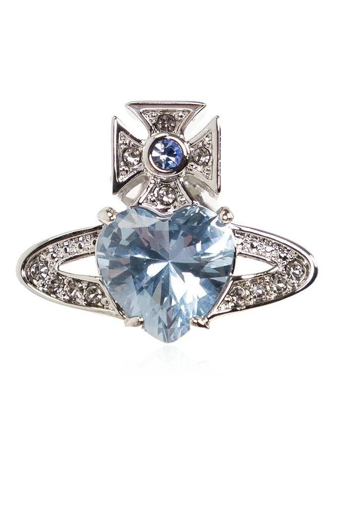 Vivienne Westwood Earrings with shimmering crystals 4