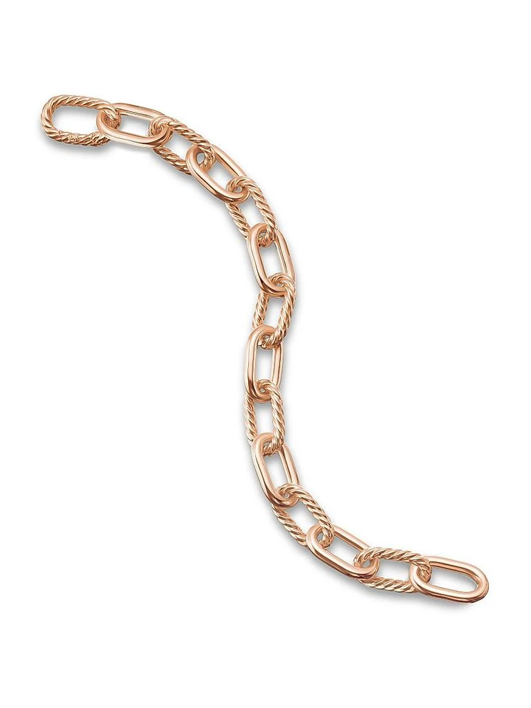 David Yurman DY Madison Chain Bracelet in 18K Rose Gold 5