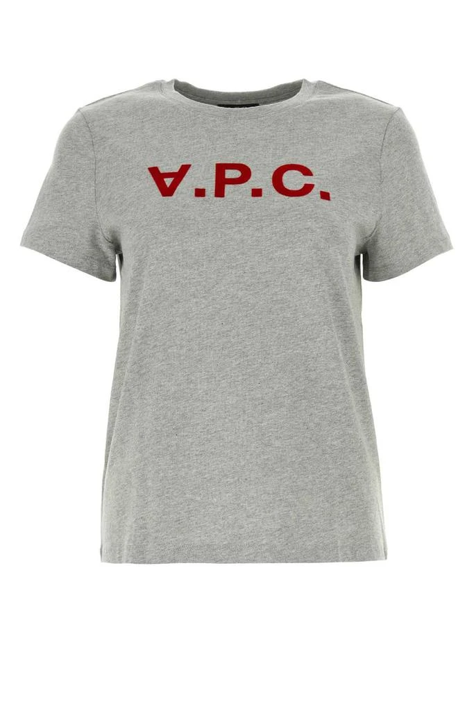 A.P.C. A.P.C. Logo Printed Crewneck T-Shirt 1