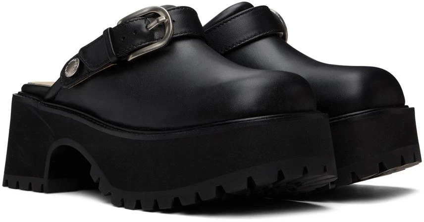 Marge Sherwood Black 70's Clogs 4