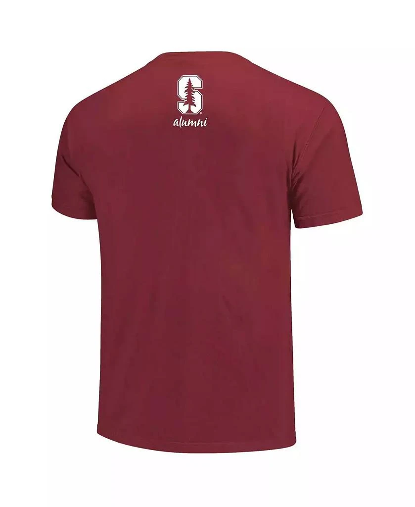Image One Men's Cardinal Stanford Cardinal Nerd Nation Comfort Color T-shirt 3