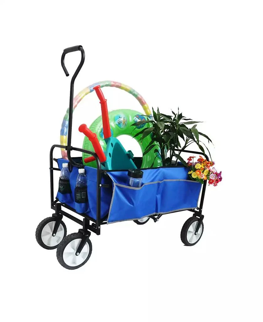 Streamdale Furniture Folding Wagon Garden Shopping Beach Cart 9