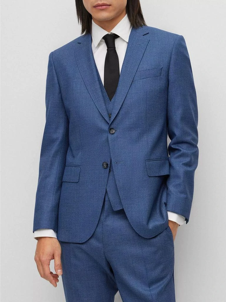 Hugo Boss Three-Piece Slim-Fit Suit in a Wool Blend 4