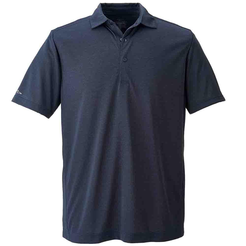 Page & Tuttle Solid Heather Short Sleeve Polo Shirt