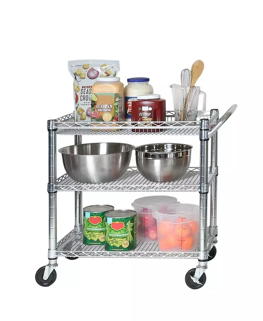 Seville Classics 3-Tier Heavy-Duty Utility Cart
