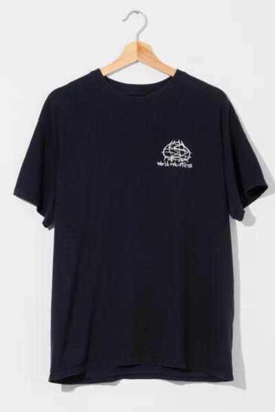 Urban Outfitters Vintage Y2K Distressed World Industries Skateboard Graphic T-Shirt