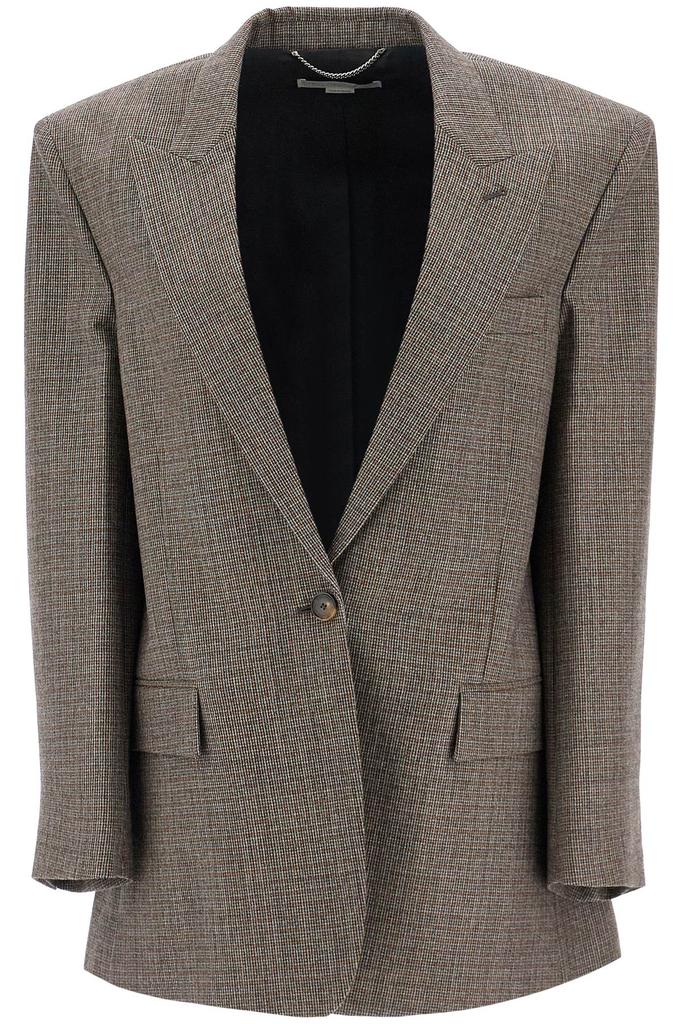 Stella McCartney Navy blue single-breasted jacket in wool