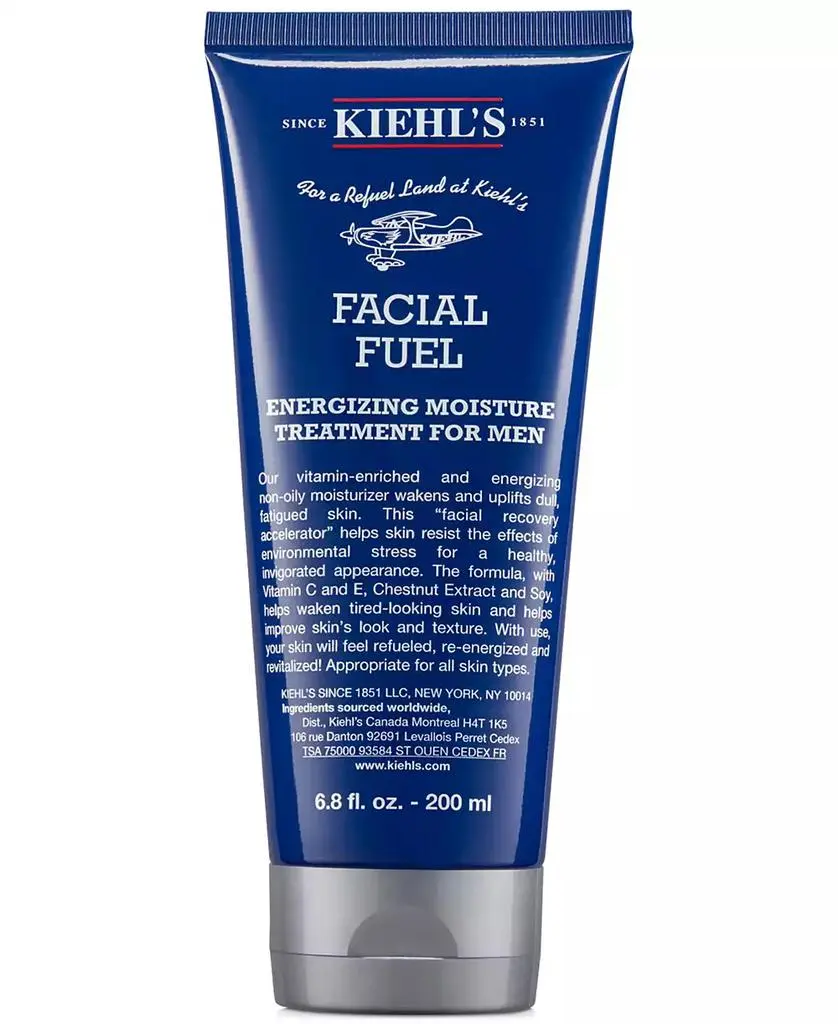 Kiehl's Facial Fuel Men's Face Moisturizer, 6.8-oz.