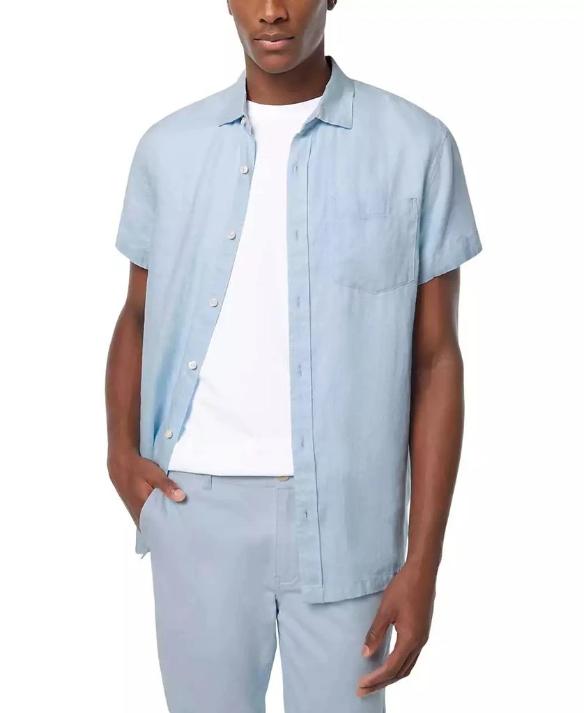 Scotch & Soda Men's Short-Sleeve Linen Shirt 1