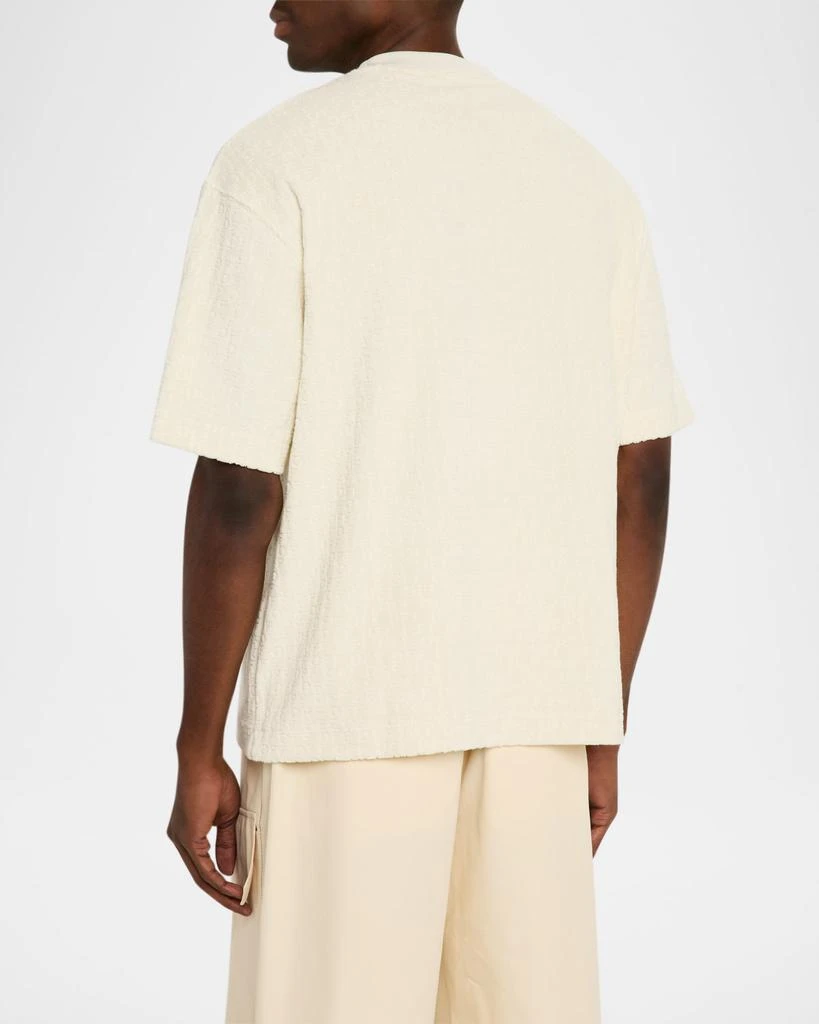 Off-White Men's Terry Allover-Logo Skate T-Shirt 3