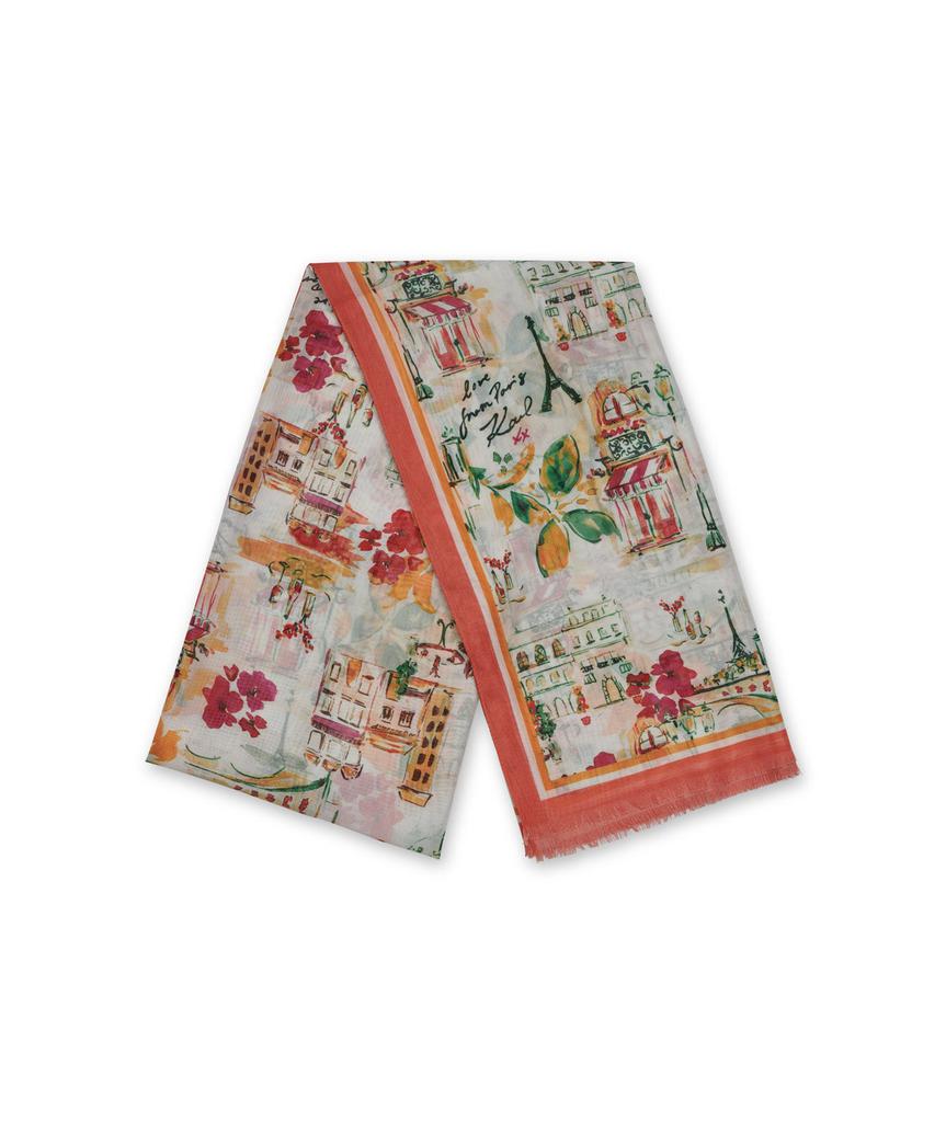 Karl Lagerfeld Paris SUMMER IN PARIS OVERSIZED SCARF
