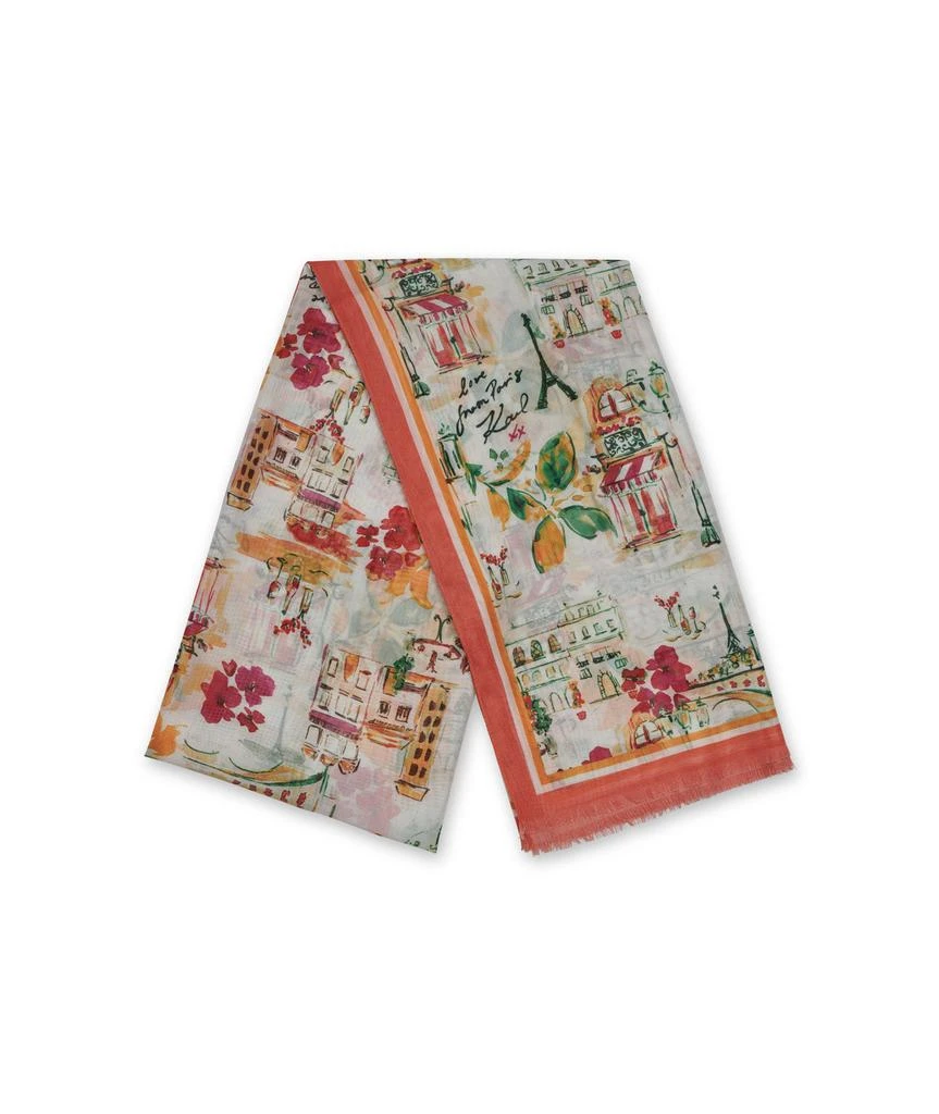Karl Lagerfeld Paris SUMMER IN PARIS OVERSIZED SCARF 2