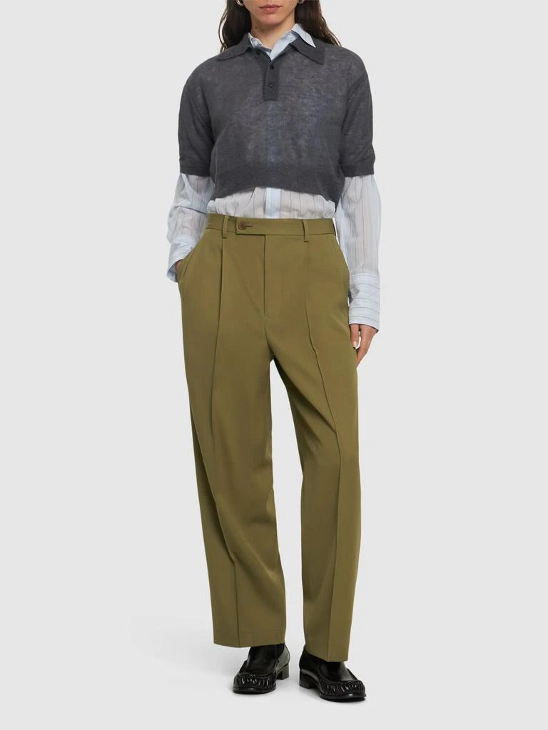 AURALEE Light Wool Gabardine Pants 1