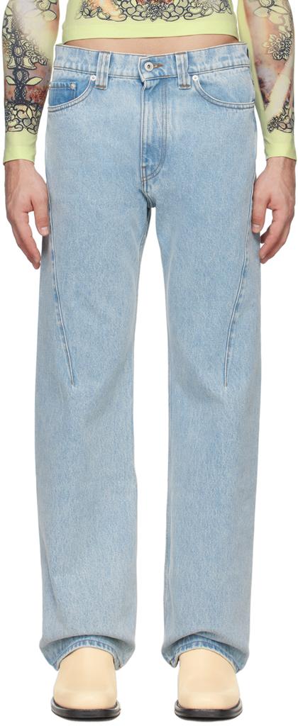 Y/Project Black Paris' Best Patch Jeans - Jeans - BeyondStyle Y/Project Black Paris' Best Patch Jeans - Jeans - BeyondStyle
