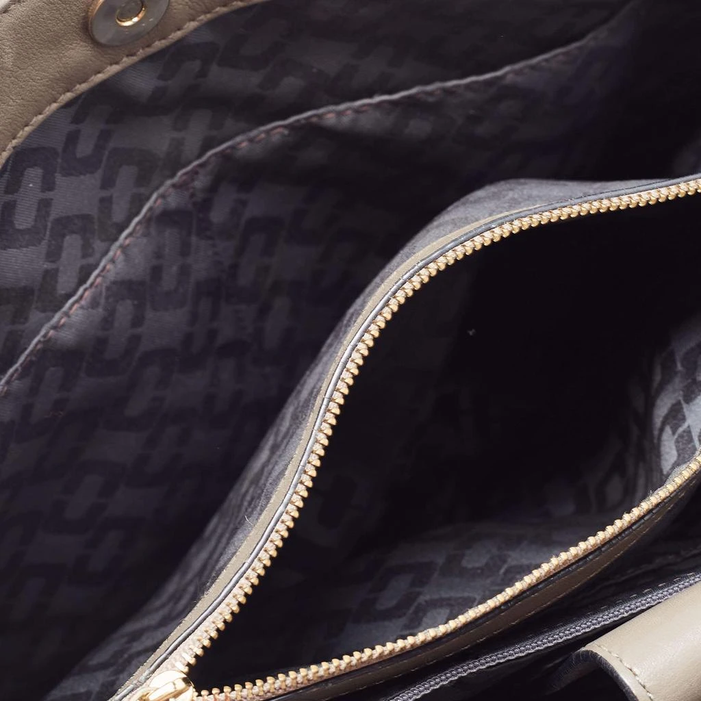 Diane von Furstenberg Diane Von Furstenberg Grey Leather Large 440 Gallery Secret Envelope Tote 20