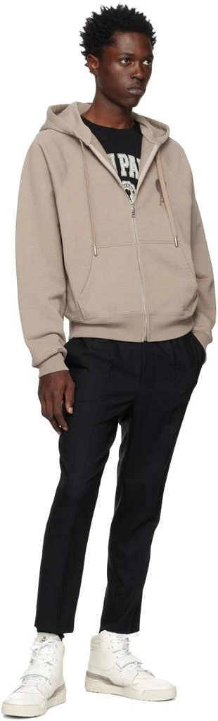 AMI Paris Beige Ami De Cœur Hoodie 4