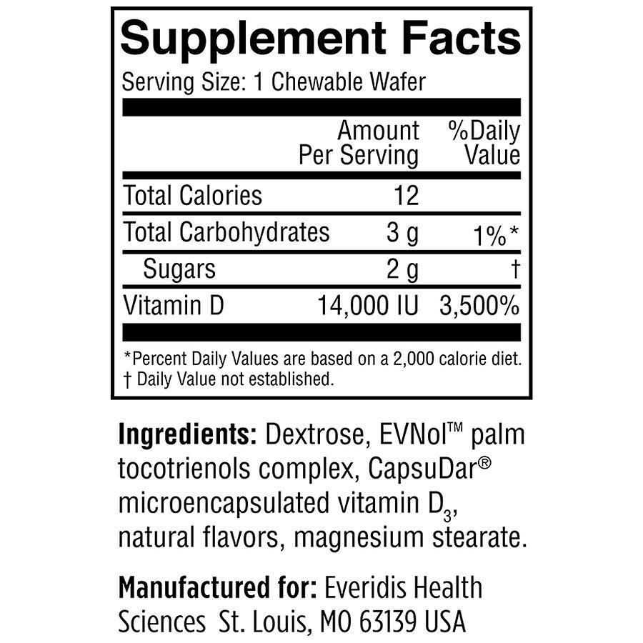 Replesta NX Once Weekly Vitamin D Wafers Orange