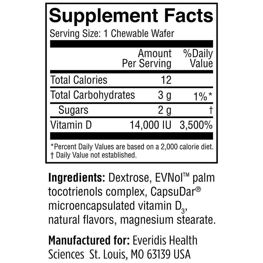 Replesta NX Once Weekly Vitamin D Wafers Orange 2