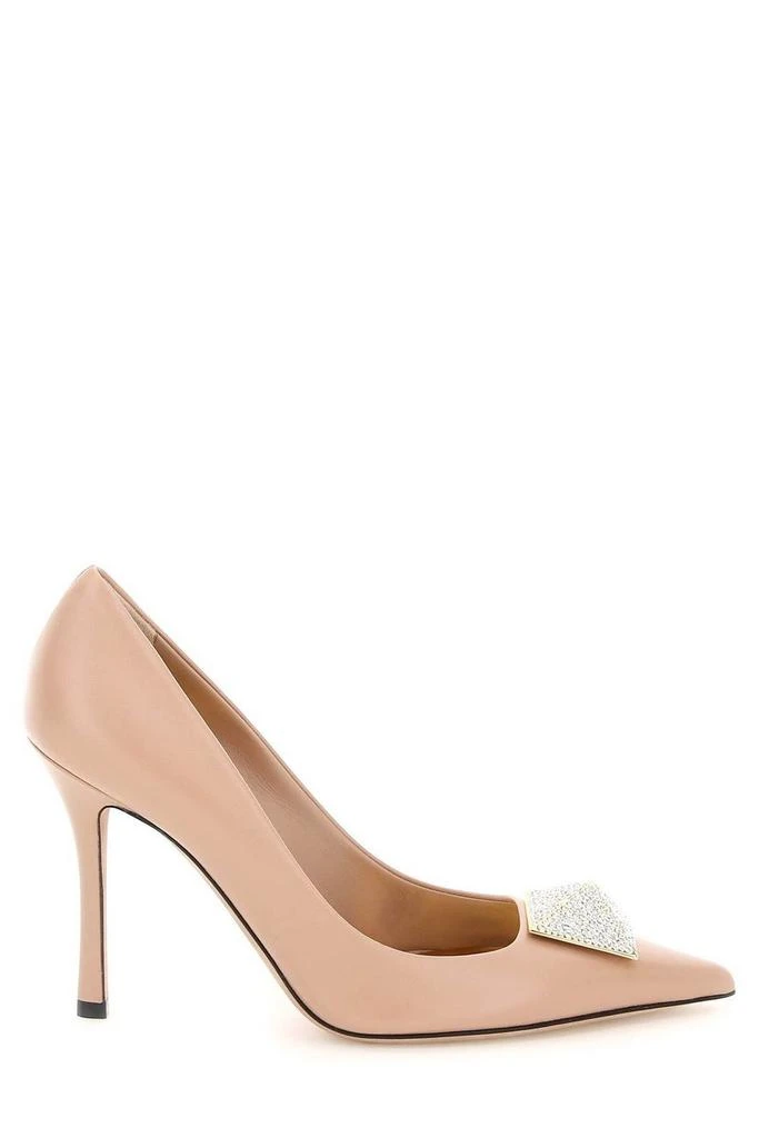 Valentino Valentino Garavani One Stud Pointed Toe Pumps from Cettire