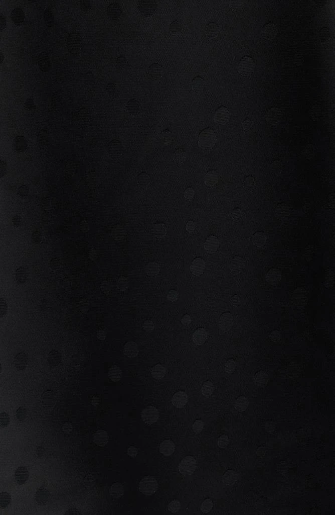 Charles Henry Dot Jacquard Satin Minidress 6