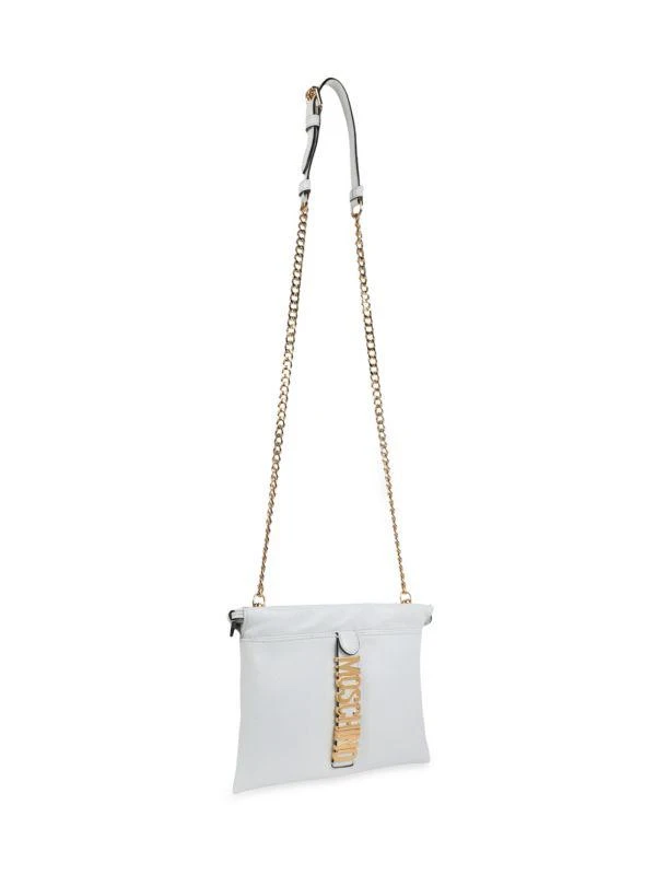 Moschino Logo Leather Crossbody Bag 6