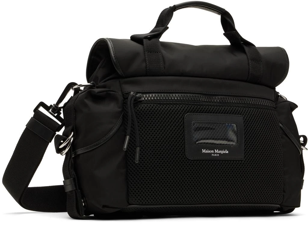 MAISON MARGIELA Black High Tech Small Messenger Bag 3