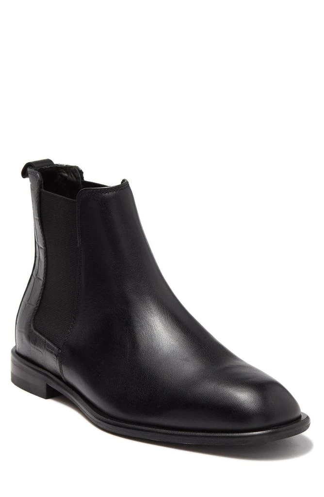 Shop Croc Embossed Leather Chelsea Boot on Sale at  display picture 3