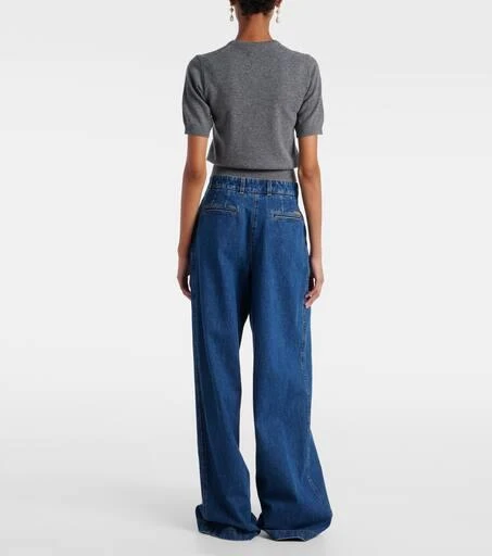 Dolce 
Gabbana Pleated wide-leg jeans 3