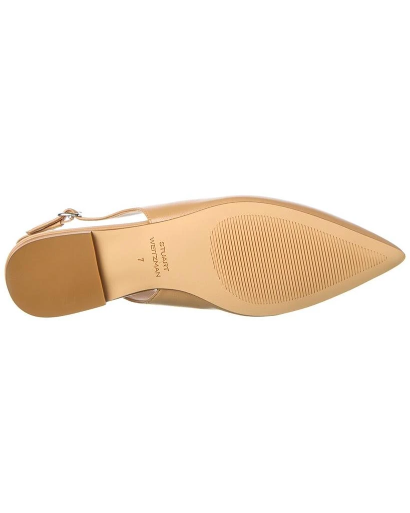 Stuart Weitzman Mara Leather Slingback Flat 4