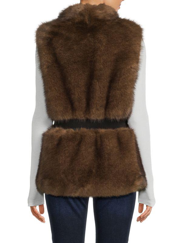 BELLE FARE Faux Fur Vest