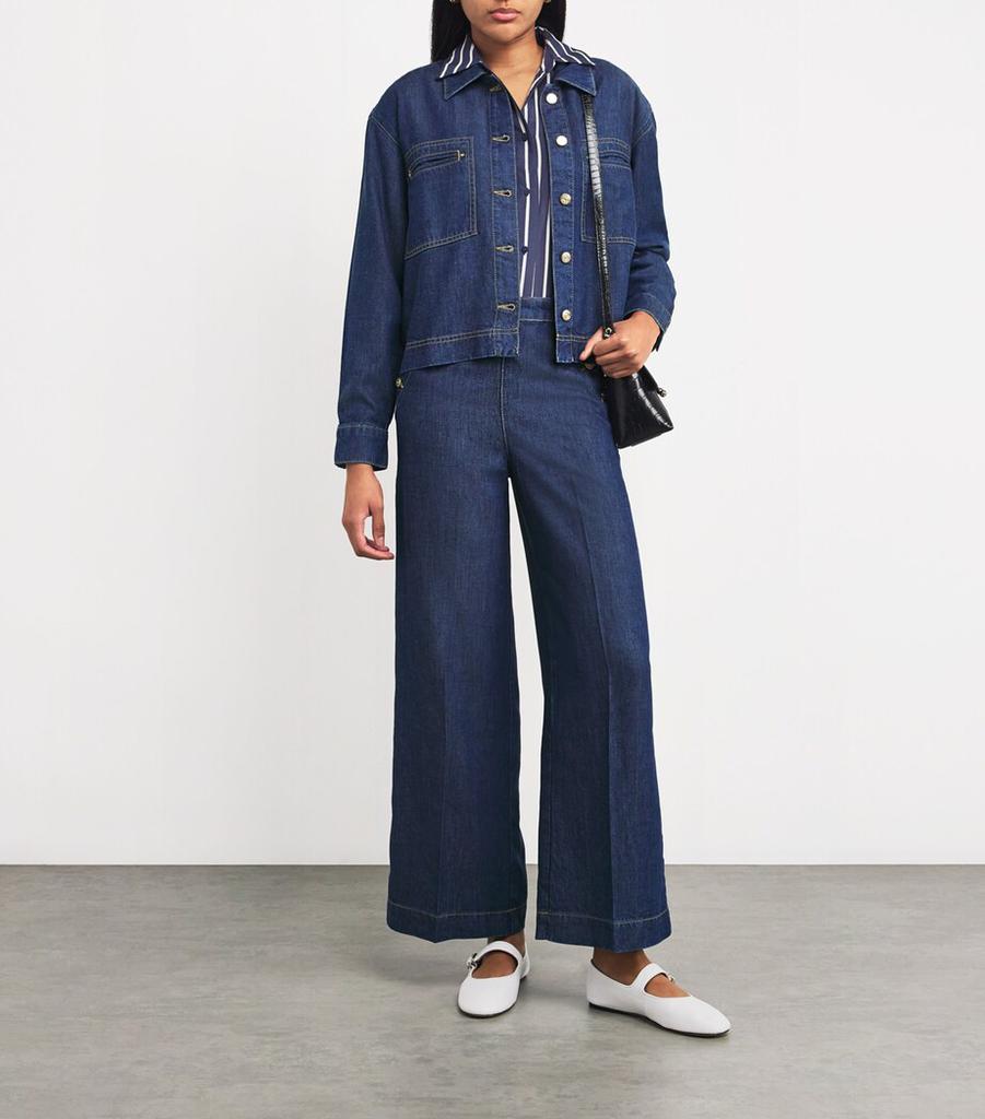 Claudie Pierlot Denim Oversized Shirt