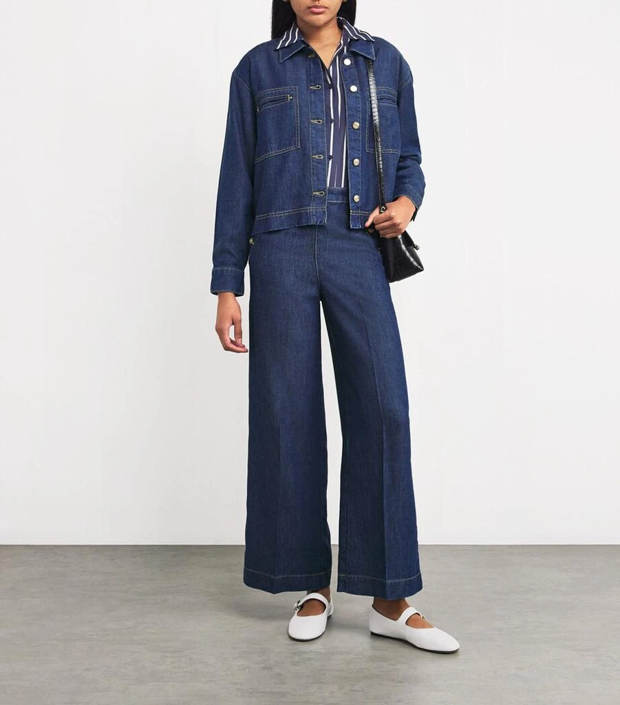 Claudie Pierlot Denim Oversized Shirt 2