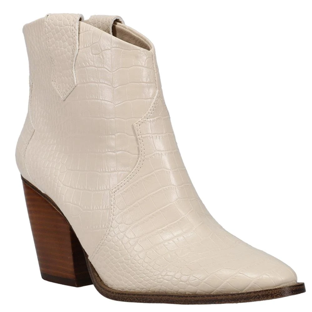 Chinese Laundry Bonnie Croc Square Toe Pull On Booties 2