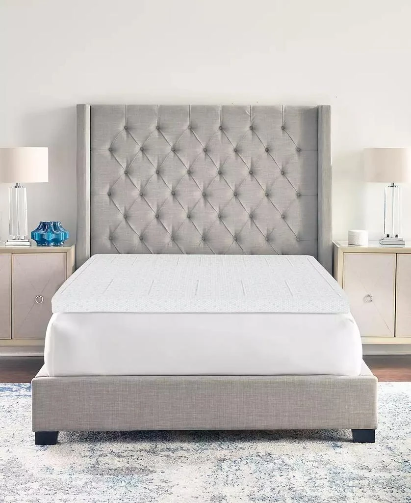 ProSleep 3" Zoned Comfort Memory Foam Mattress Topper with Cooling Cover, California King, Exclusively at Macy’s 8