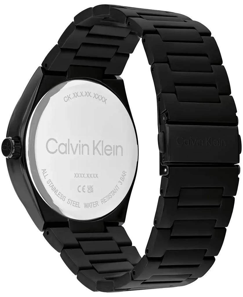 Calvin Klein Men's Distinguish GMT Black Ionic Plated Watch Bracelet, 44mm 3