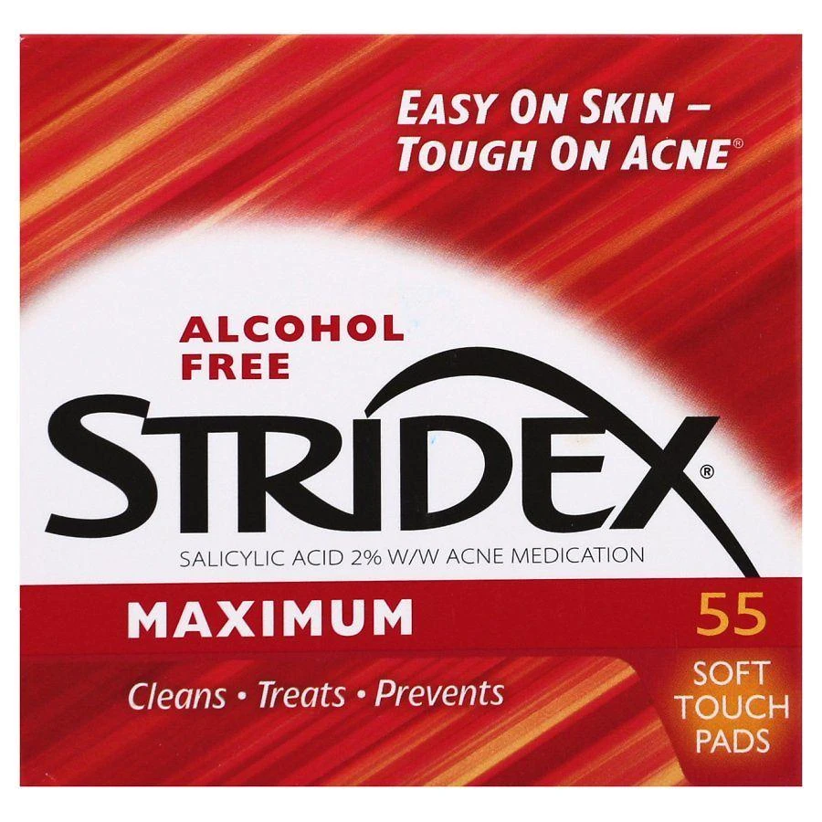 Stridex Daily Care Acne Pads with Salicylic Acid, Maximum Strength 1